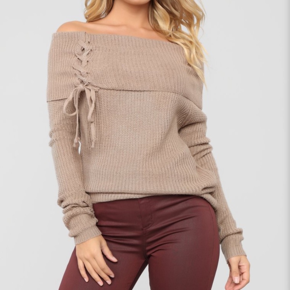 Off the Shoulder Sweater